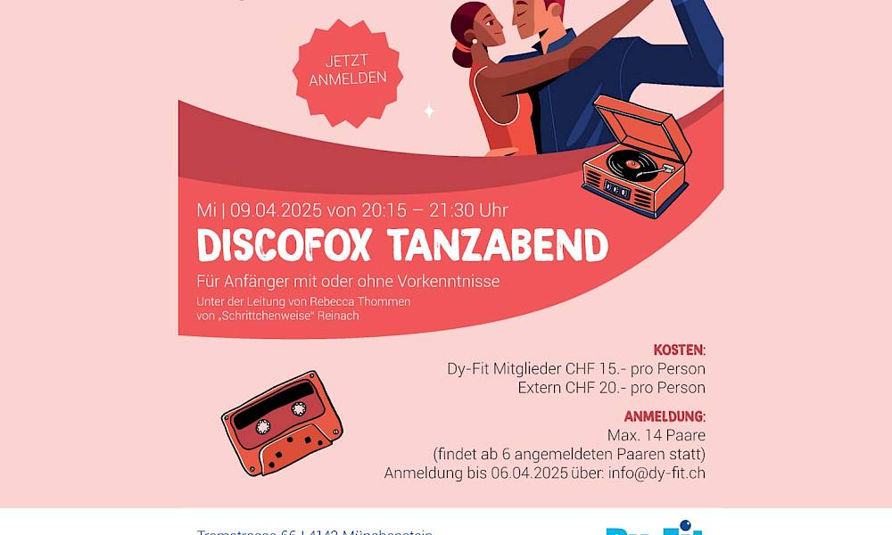 Dy-Fit lädt ein zum Discofox-Abend – 